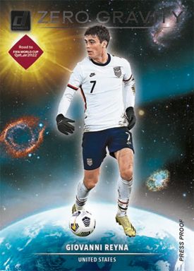 2021-22 PANINI Donruss Road to Qatar Soccer Cards - Zero Gravity Insert