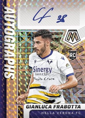 2021-22 PANINI Mosaic Serie A Soccer - Autograph Card
