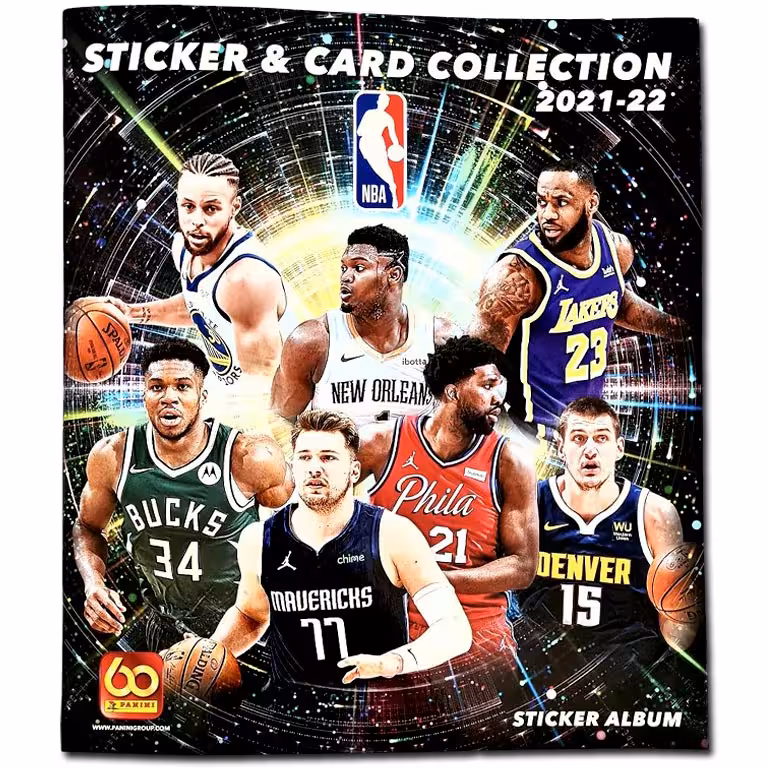 2021-22 PANINI NBA Sticker & Card Collection - 2021 22 panini nba sticker and card collection album