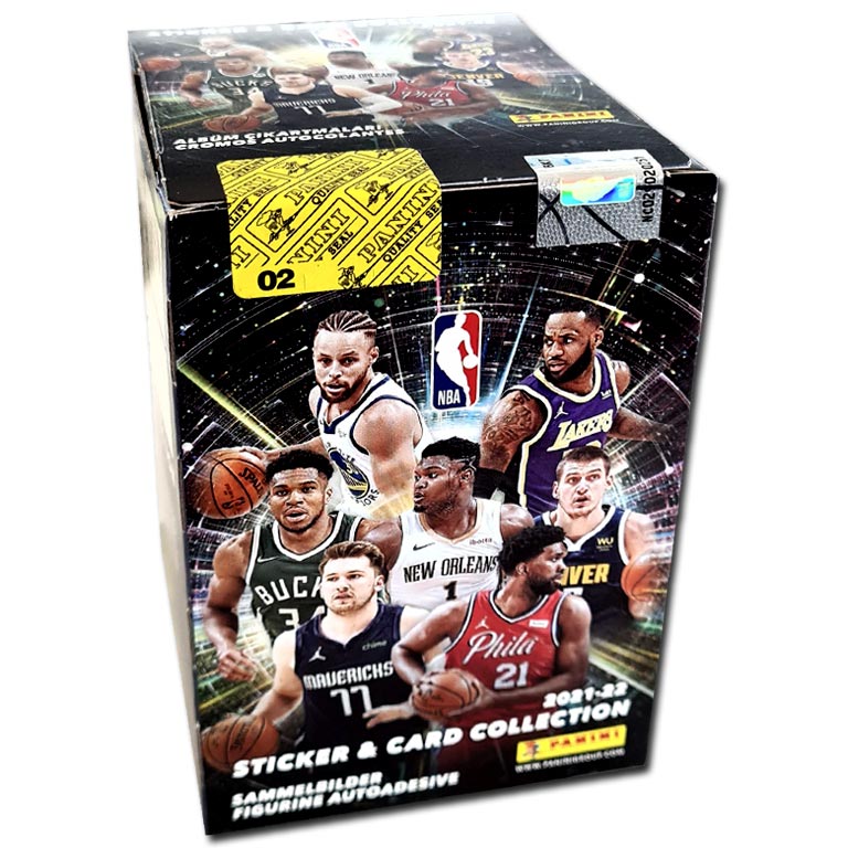 2021-22 PANINI NBA Sticker & Card Collection - Display Box