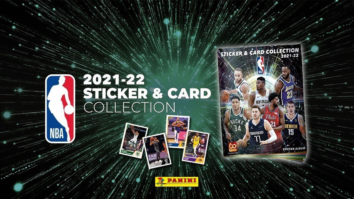 NBA Basketball Panini 2021 2022 EUROPEAN Stickers 50 packets (250 Stickers)  NEW