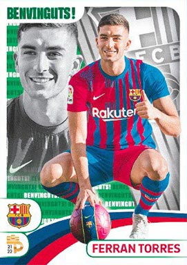 2021-22 PANINI Podium FC Barcelona Soccer Cards - Benvinguts!