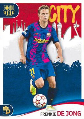 2021-22 PANINI Podium FC Barcelona Soccer Cards - City