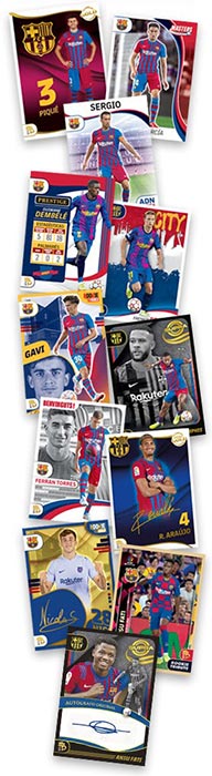 2021-22 PANINI Podium FC Barcelona Soccer Cards - Preview