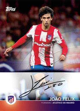 2021-22 TOPPS Atlético de Madrid Official Team Set - Base Autograph