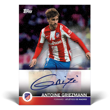 2021-22 TOPPS Atlético de Madrid Official Team Set - Griezmann Autograph