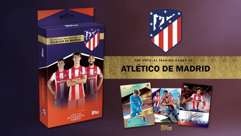 2021-22 TOPPS Atlético de Madrid OfficIal Team Set Soccer Cards | collectosk