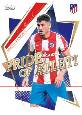 2021-22 TOPPS Atlético de Madrid Official Team Set - Pride of Atleti Insert