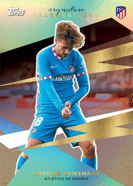 2021-22 TOPPS Atlético de Madrid Official Team Set - Signature Celebrations Insert
