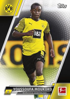 2021-22 TOPPS Bundesliga Soccer Cards - Base Card