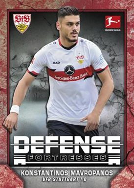 2021-22 TOPPS Bundesliga Soccer Cards - Defense Fortresses Insert
