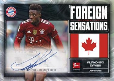 2021-22 TOPPS Bundesliga Soccer Cards - Foreign Bundesliga Sensations Autograph