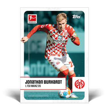 2021-22 TOPPS Bundesliga Stars of the Season Soccer Cards - Burkardt