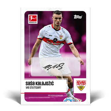 2021-22 TOPPS Bundesliga Stars of the Season Soccer Cards - Kalajdzic