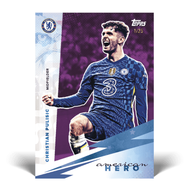 2021-22 TOPPS Chelsea FC Official Team Set Soccer Cards - Pulisic