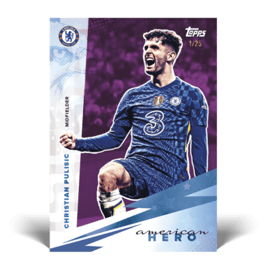 2021-22 TOPPS Chelsea FC Official Team Set Soccer Cards - Pulisic