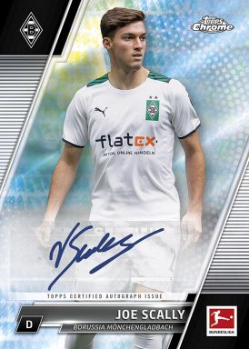 2021-22 TOPPS Chrome Bundesliga Soccer Cards - Base Autograph Scally