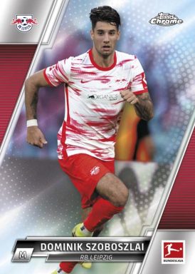 2021-22 TOPPS Chrome Bundesliga Soccer Cards - Base Card Szoboszlai