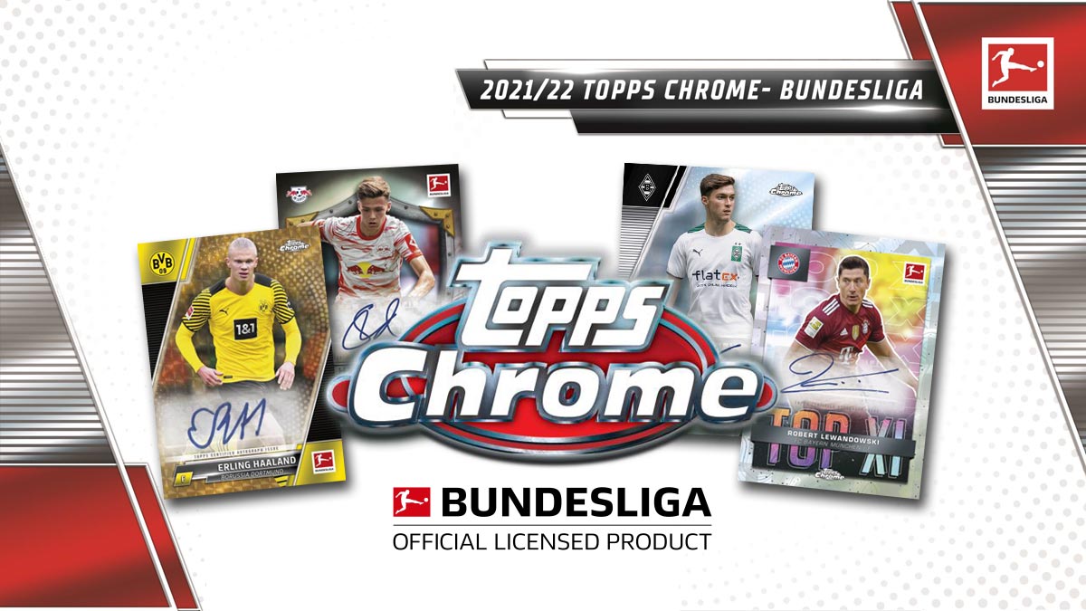 2021-22 TOPPS Chrome Bundesliga Soccer Cards - Header