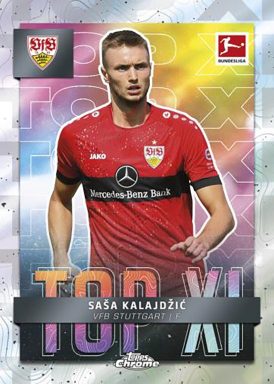 2021-22 TOPPS Chrome Bundesliga Soccer Cards - Top XI Insert Kalajdzic