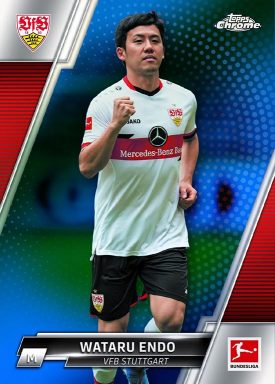 2021-22 TOPPS Chrome Sapphire Edition Bundesliga Soccer Cards - Base Card Endo