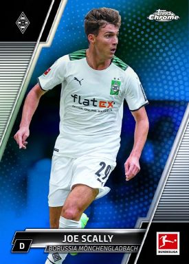 2021-22 TOPPS Chrome Sapphire Edition Bundesliga Soccer Cards - Base Card Scally