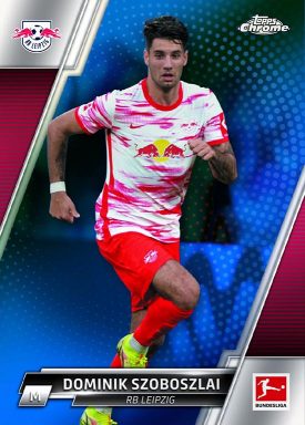 2021-22 TOPPS Chrome Sapphire Edition Bundesliga Soccer Cards - Base Card Szoboszlai
