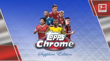 2021-22 TOPPS Chrome Sapphire Edition Bundesliga Soccer Cards - Header