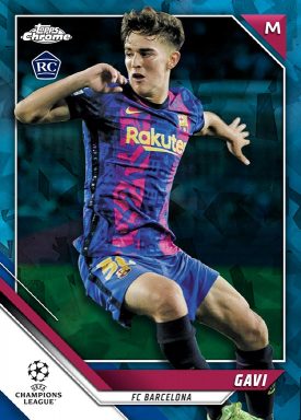 2021-22 TOPPS Chrome Sapphire Edition UEFA Champions League Soccer Cards - Base Card Gavi