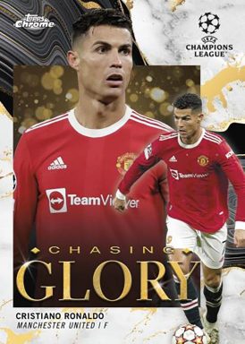 2021-22 TOPPS Chrome UEFA Champions League Soccer Cards - Chasing Glory Insert