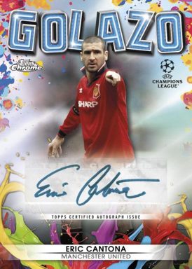2021-22 TOPPS Chrome UEFA Champions League Soccer Cards - Golazo Autograph