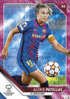 2021-22 TOPPS Chrome UEFA Women's Champions League Soccer Cards - Base Card Putellas