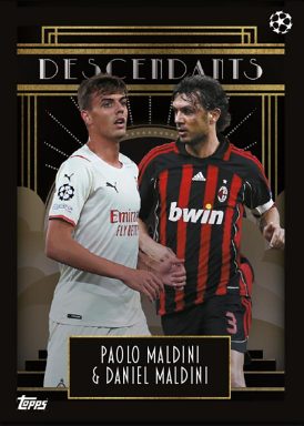 2021-22 TOPPS Deco UEFA Champions League Soccer Cards - Descendants Insert
