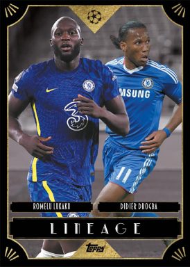 2021-22 TOPPS Deco UEFA Champions League Soccer Cards - Lineage Insert