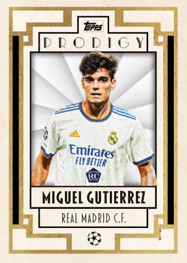 2021-22 TOPPS Deco UEFA Champions League Soccer Cards - Prodigy Insert