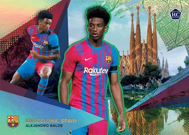 2021-22 TOPPS FC Barcelona Official Team Set Soccer Cards - Balde