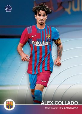 2021-22 TOPPS FC Barcelona Official Team Set Soccer Cards - Collado
