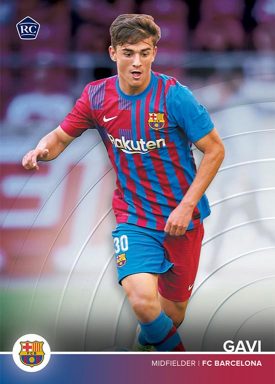 2021-22 TOPPS FC Barcelona Official Team Set Soccer Cards - Gavi