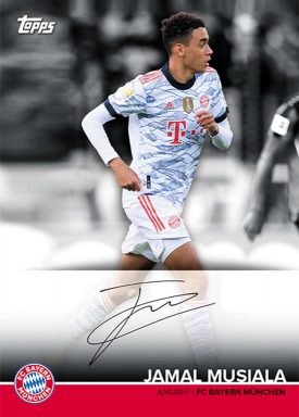 2021-22 TOPPS FC Bayern München Official Team Set Soccer Cards - Autograph Card