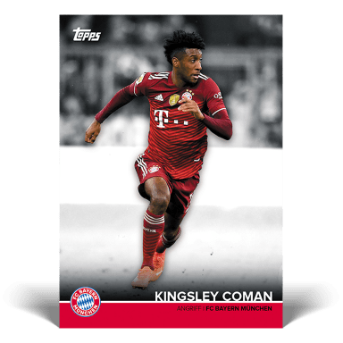 2021-22 TOPPS FC Bayern München Official Team Set Soccer Cards - Coman