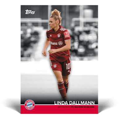 2021-22 TOPPS FC Bayern München Official Team Set Soccer Cards - Dallmann