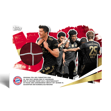 2021-22 TOPPS FC Bayern München Official Team Set Soccer Cards - Goal Net Memorabilia