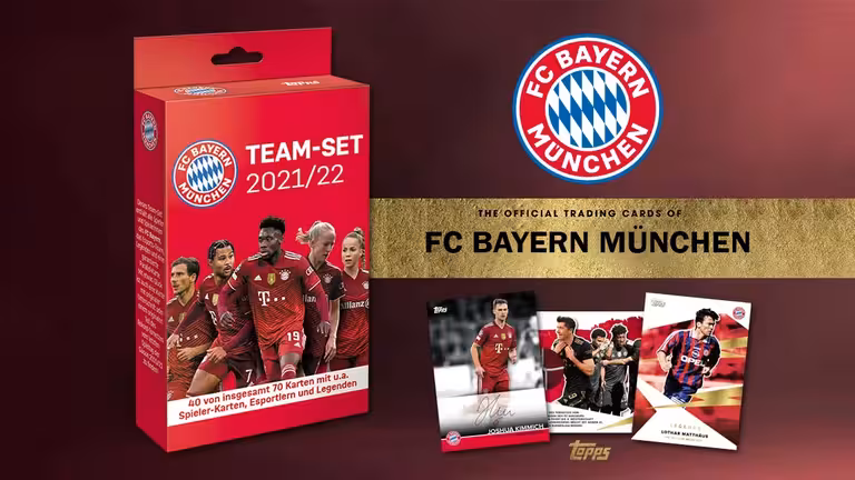2021-22 TOPPS FC Bayern München Official Team Set Soccer Cards - Header