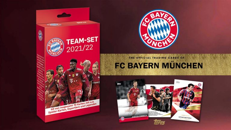 2021-22 TOPPS FC Bayern München Official Team Set Soccer Cards - Header