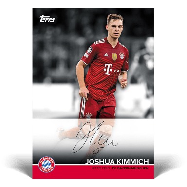 2021-22 TOPPS FC Bayern München Official Team Set Soccer Cards - Kimmich Autograph