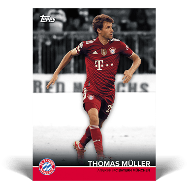 2021-22 TOPPS FC Bayern München Official Team Set Soccer Cards - Müller