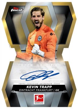 2021-22 TOPPS Finest Bundesliga Soccer Cards - Finest Goalkeepers Die-Cut Autograph