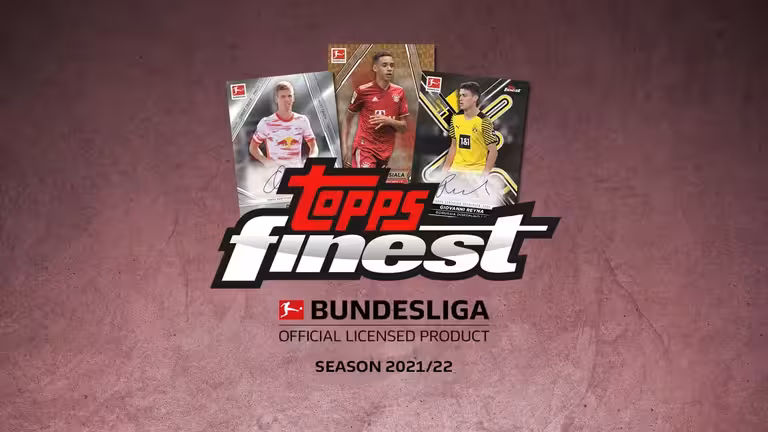 2021-22 TOPPS Finest Bundesliga Soccer Cards - Header