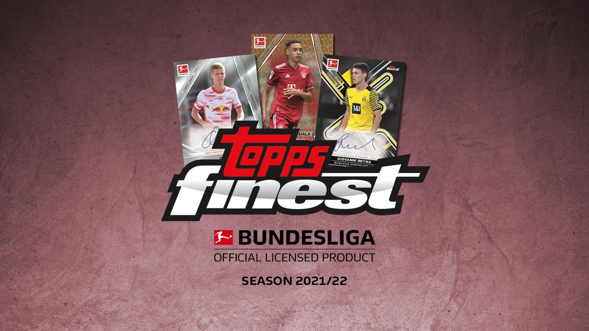 2021-22 TOPPS Finest Bundesliga Soccer Cards - Header
