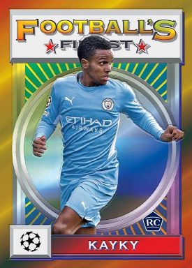 2021-22 TOPPS Finest Flasbacks UEFA Champions League Soccer Cards - Base Card Kayky